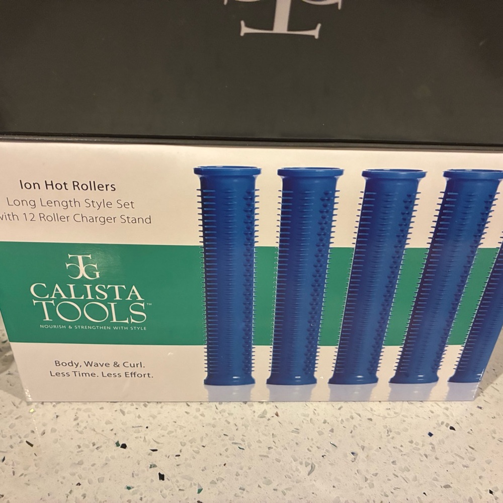 Calista Tools Blue Ion Hot Rollers NIB sealed!